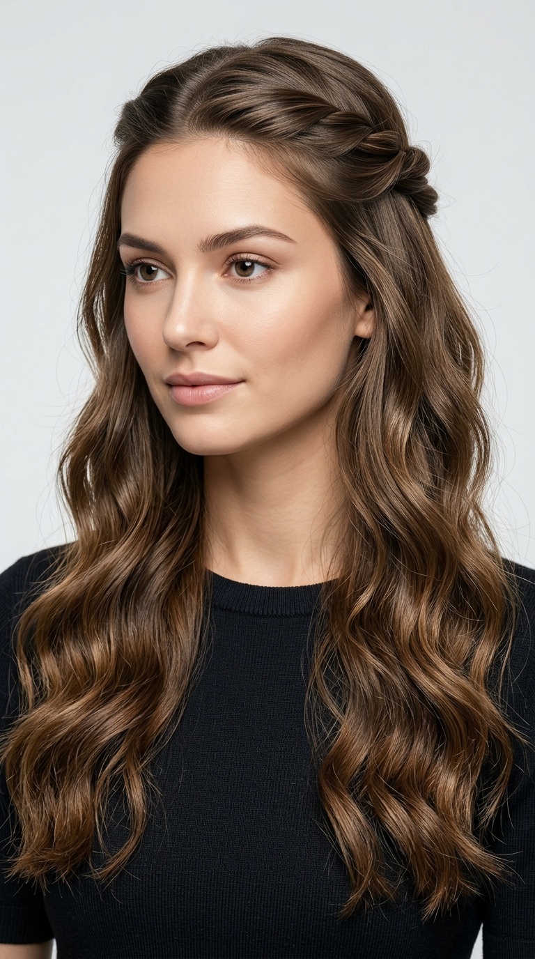 Half-Up Half-Down Twist