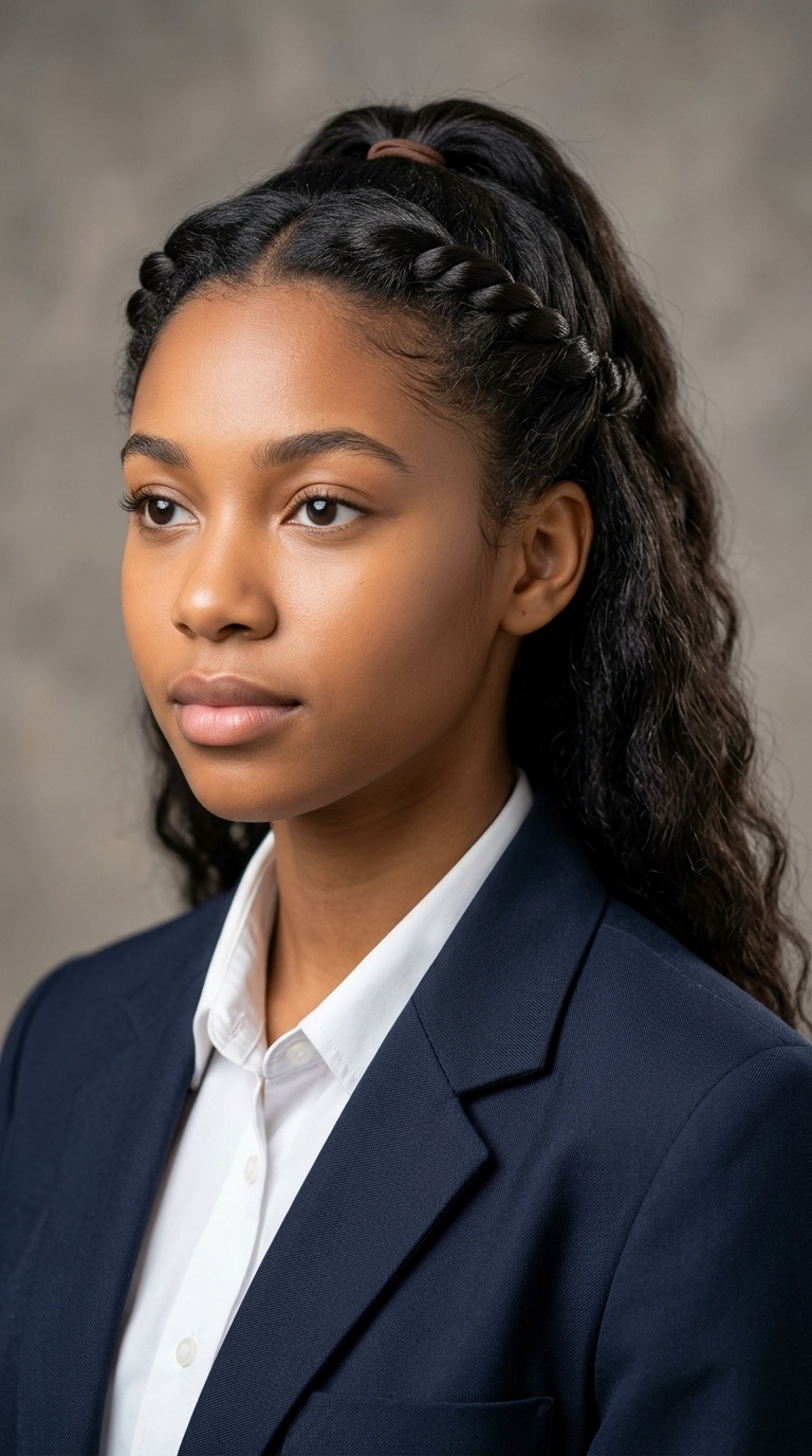Half-Up, Half-Down Twist