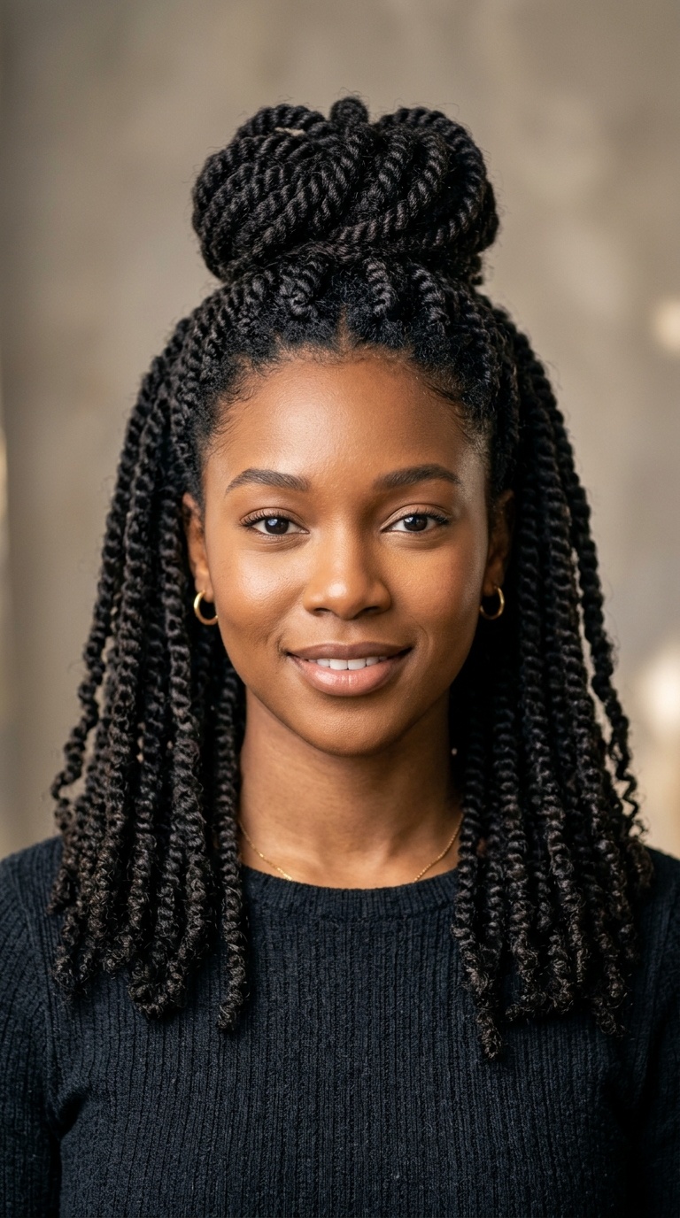 Half-Up Half-Down Twists