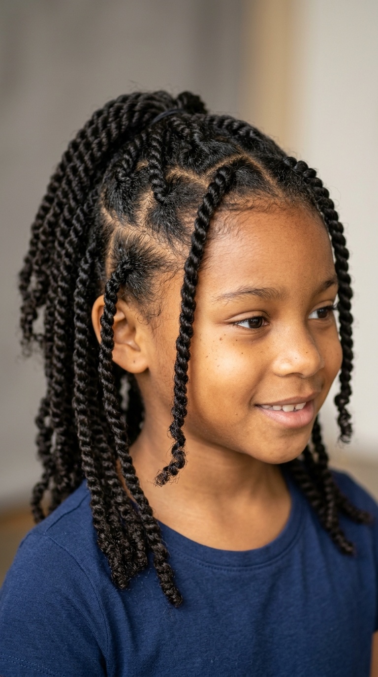Half-Up, Half-Down Twists
