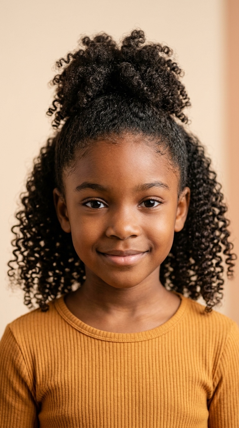 Half-Up, Half-Down Wash and Go