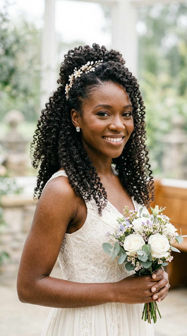 Half-Up, Half-Down with Defined Coils