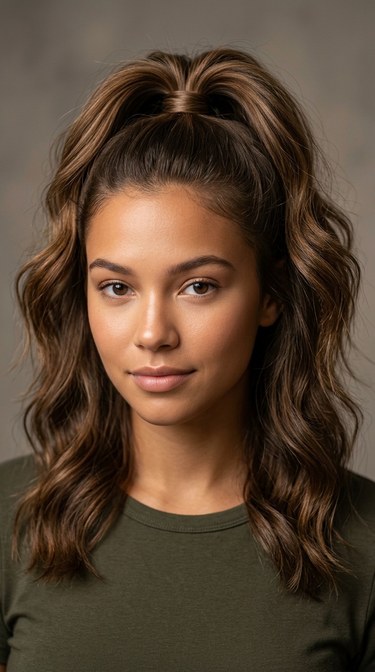Half-Up Ponytail