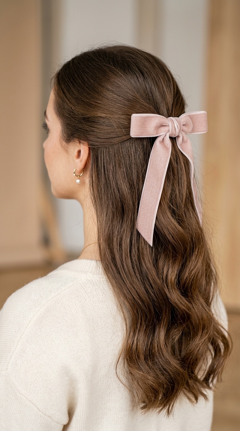 Half-Up Ribbon Bow