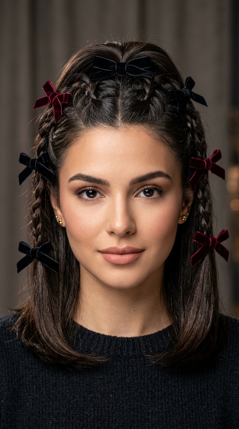 Half-Up Ribbon Bows