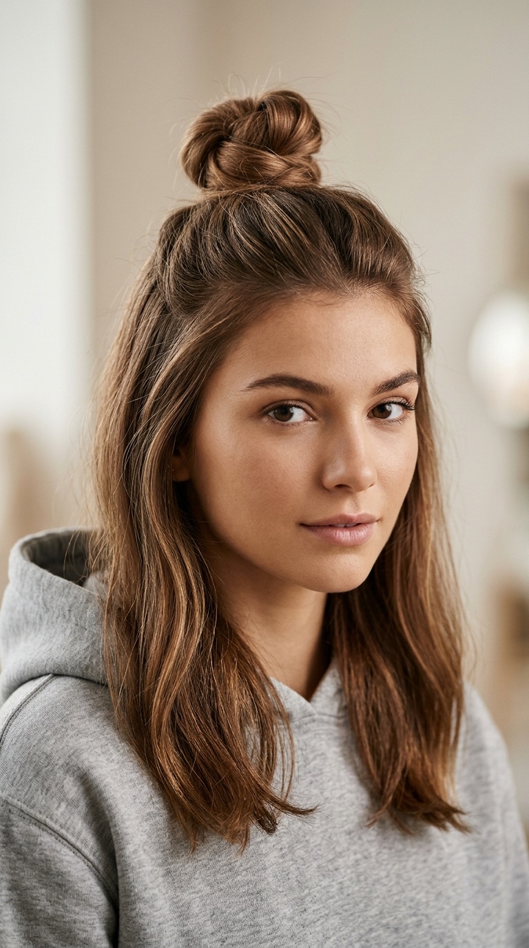 Half-Up Top Knot