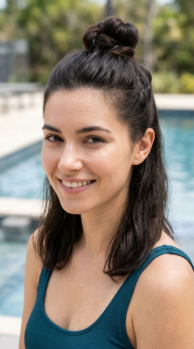 Half-Up Top Knot