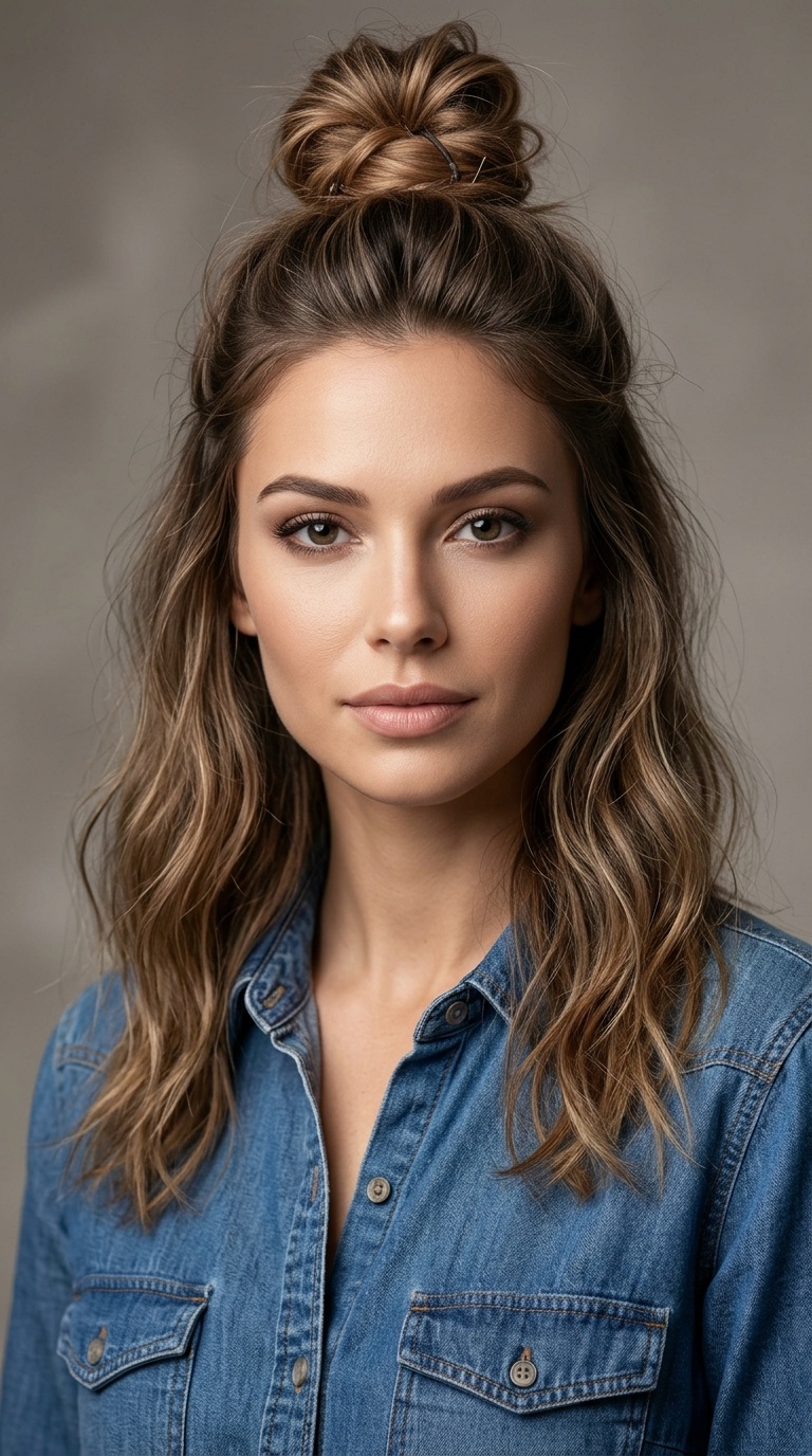 Half-Up Top Knot