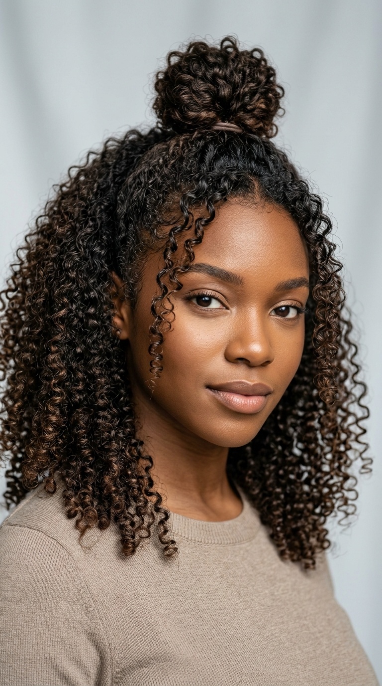 Half-Up Top Knot