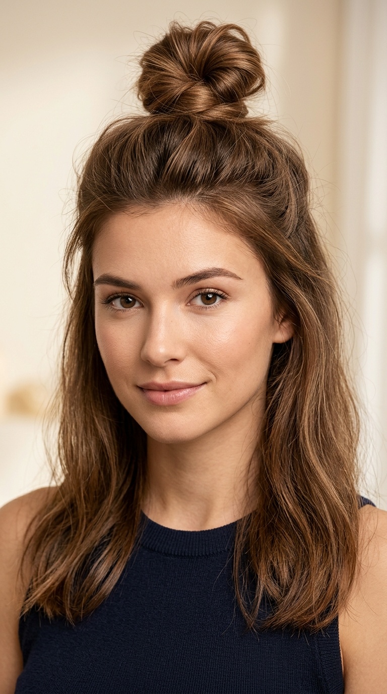 Half-Up Top Knot
