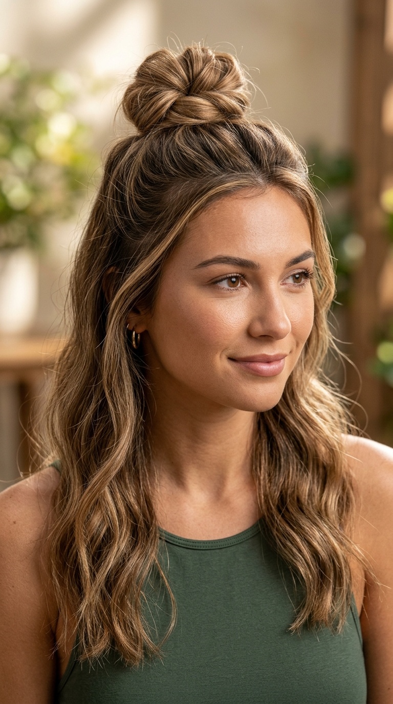 Half-Up Top Knot
