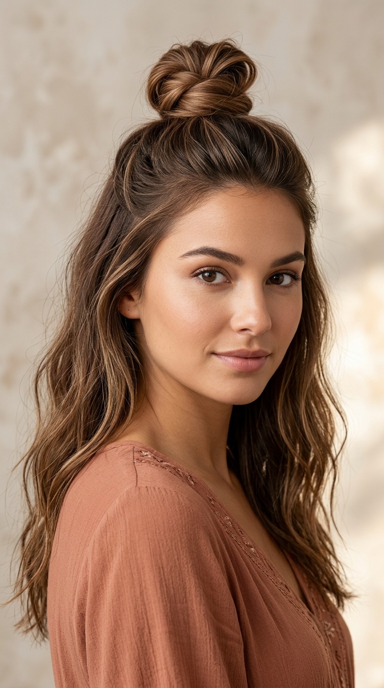 Half-Up Top Knot