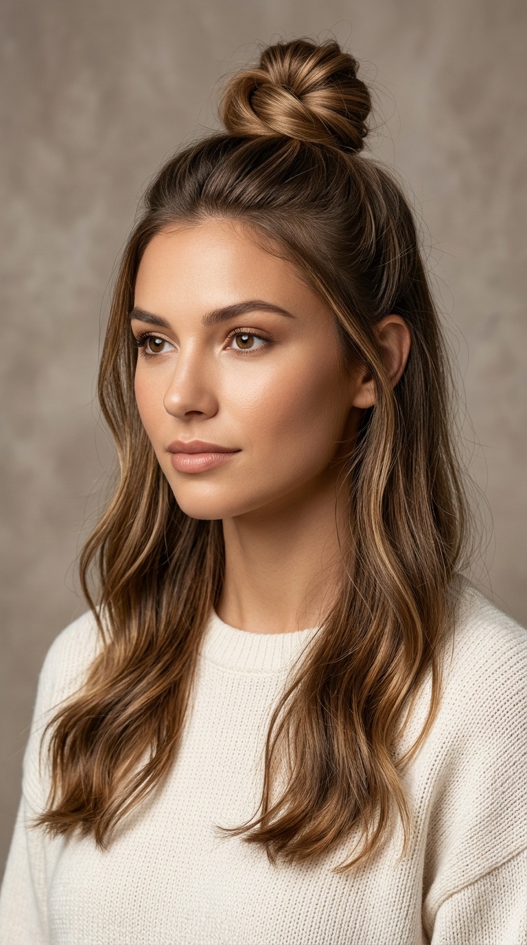 Half-Up Top Knot