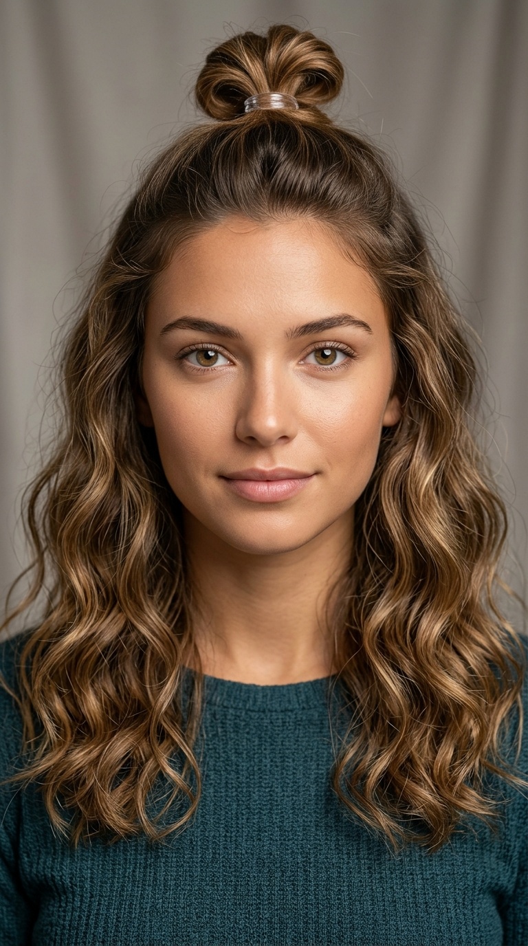 Half-Up Top Knot