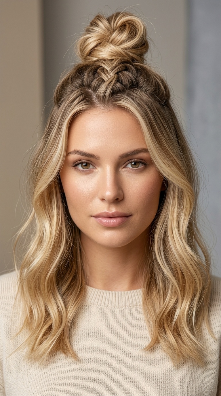 Half-Up Top Knot