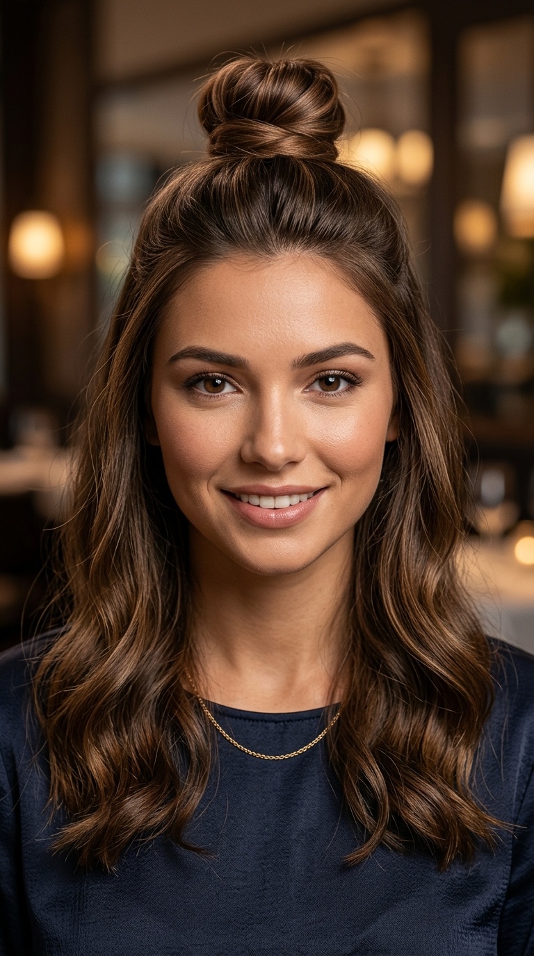 Half-Up Top Knot