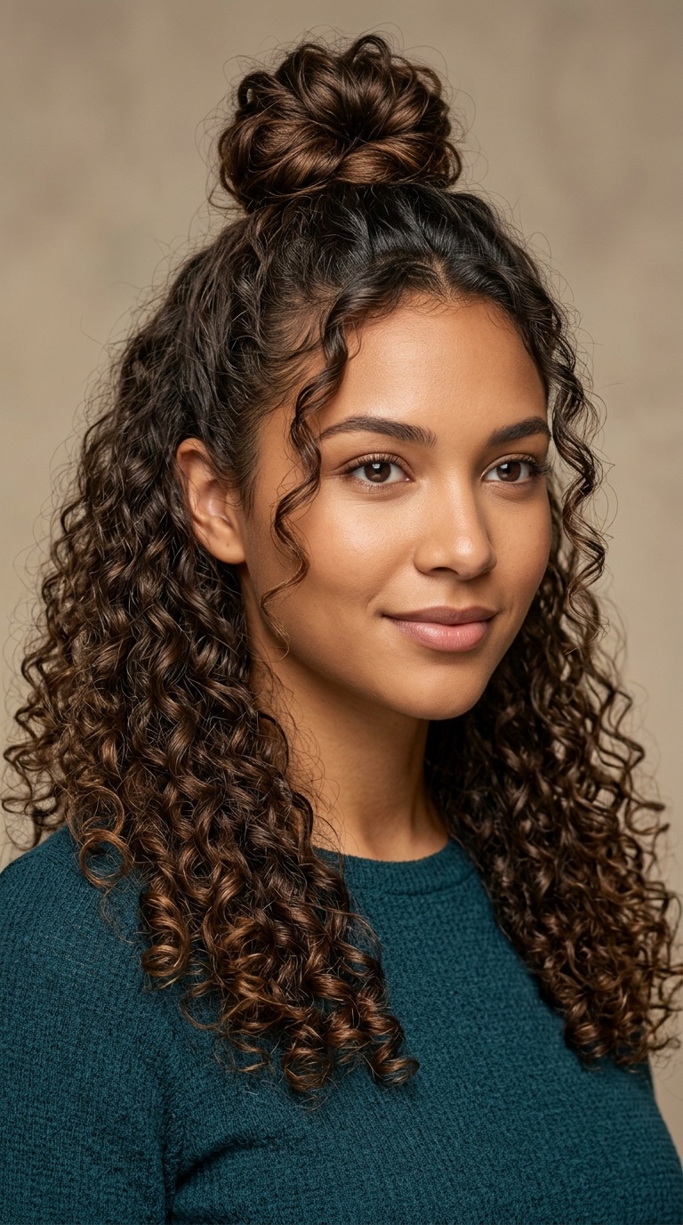 Half-Up Top Knot