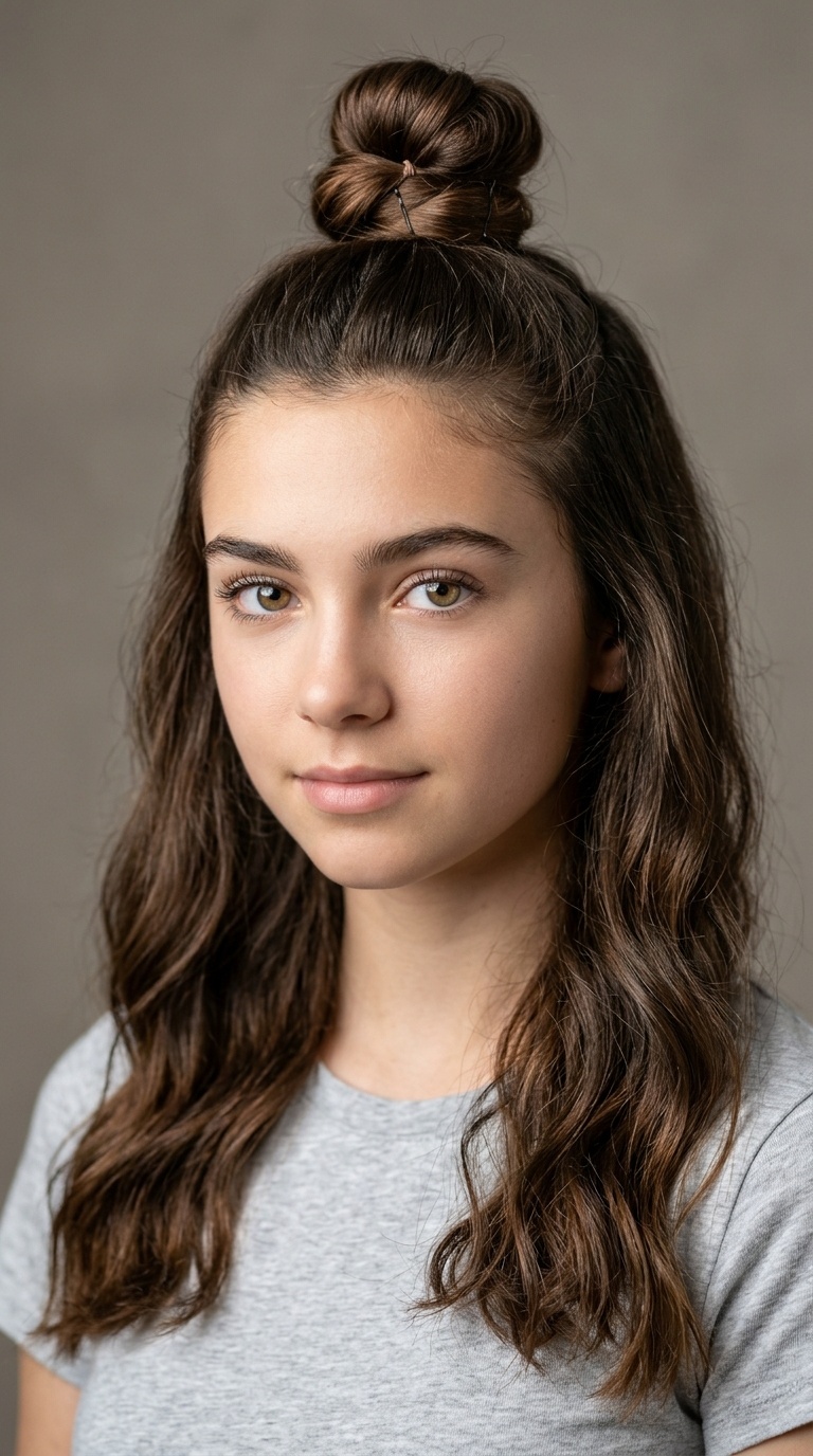 Half-Up Top Knot