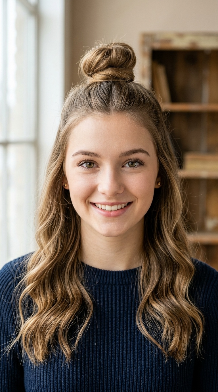 Half-Up Top Knot