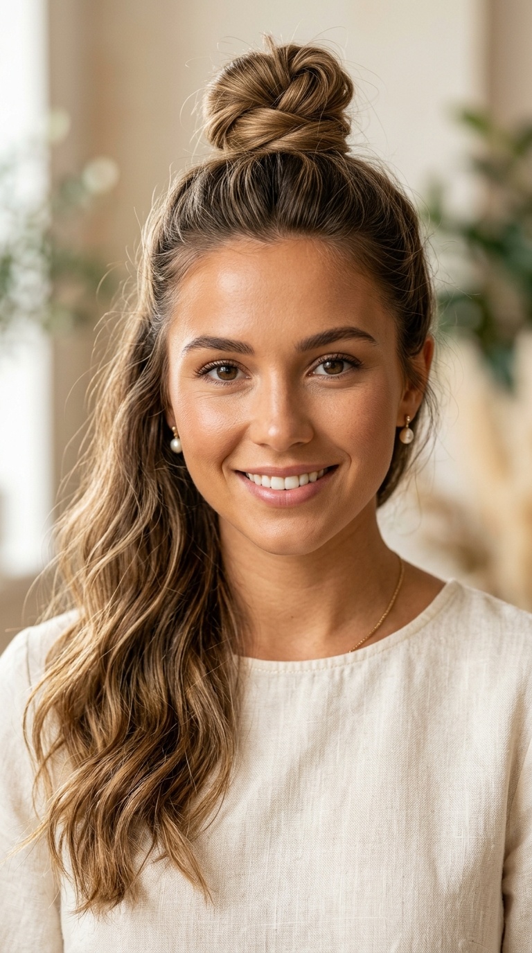Half-Up Top Knot