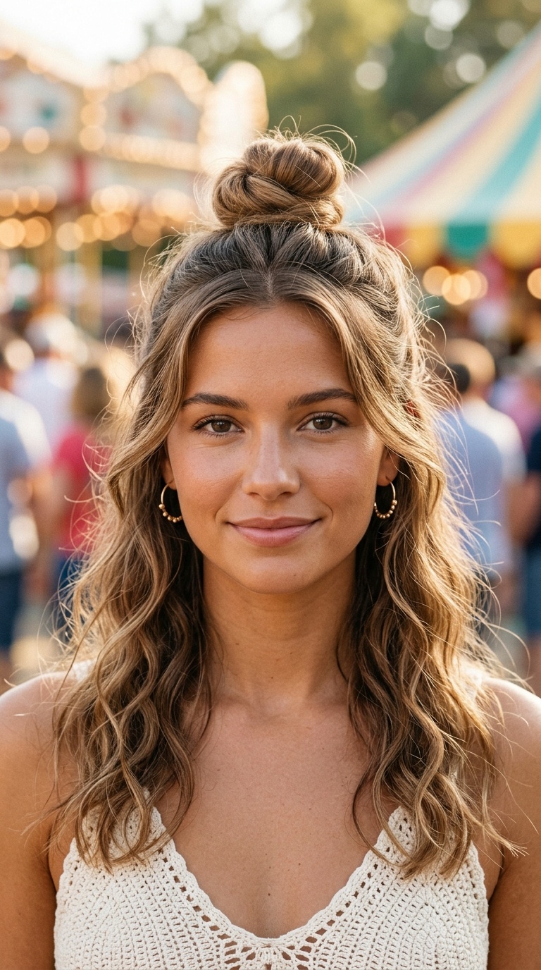 Half-Up Top Knot