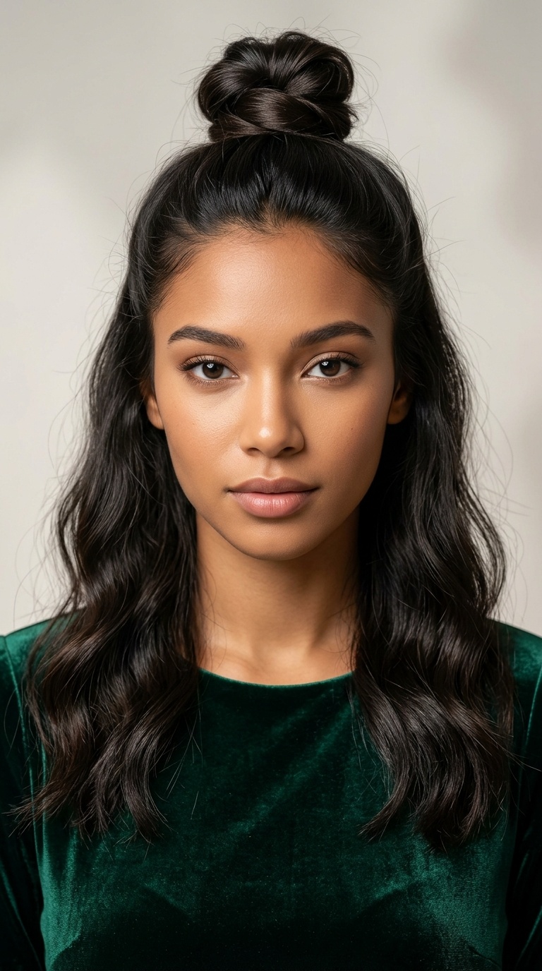Half-Up Top Knot