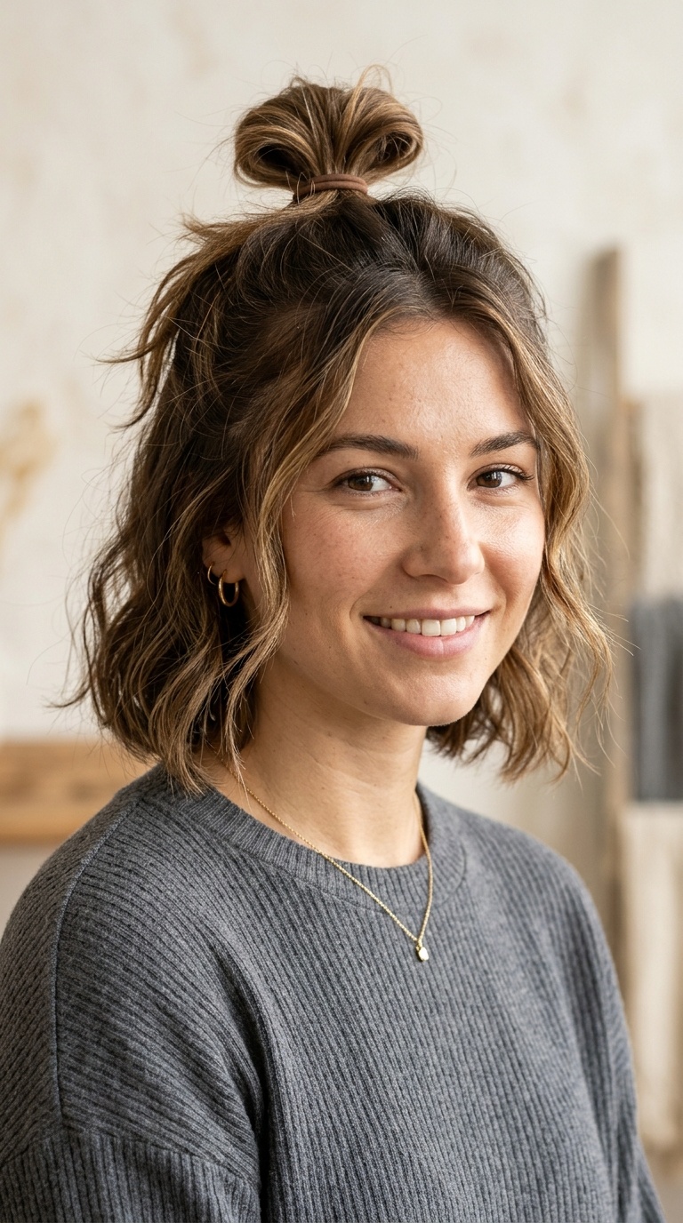 Half-Up Top Knot