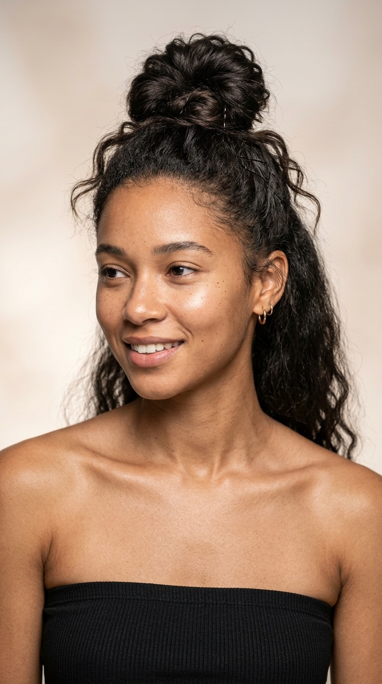 Half-Up Top Knot