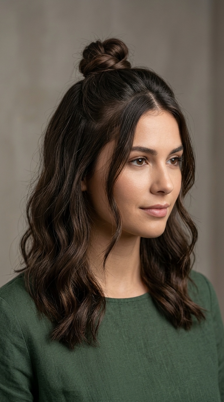 Half-Up Top Knots