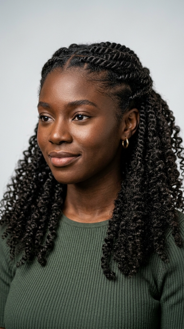 Half-Up Twists, Half-Down Curls
