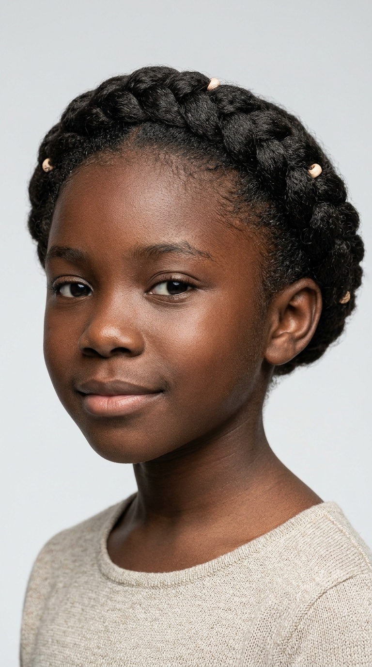 Halo Braid (Crown Braid)