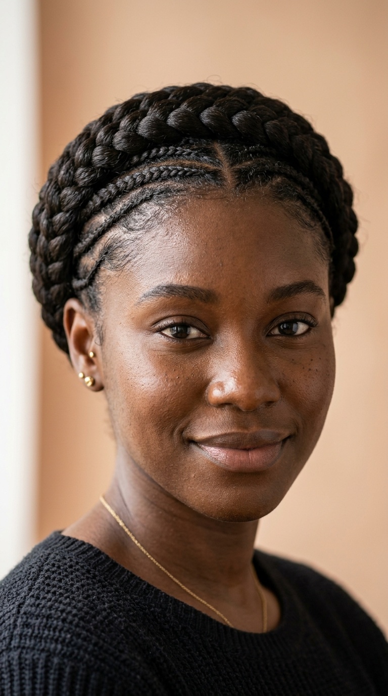 Halo Braid (Crown Braid)