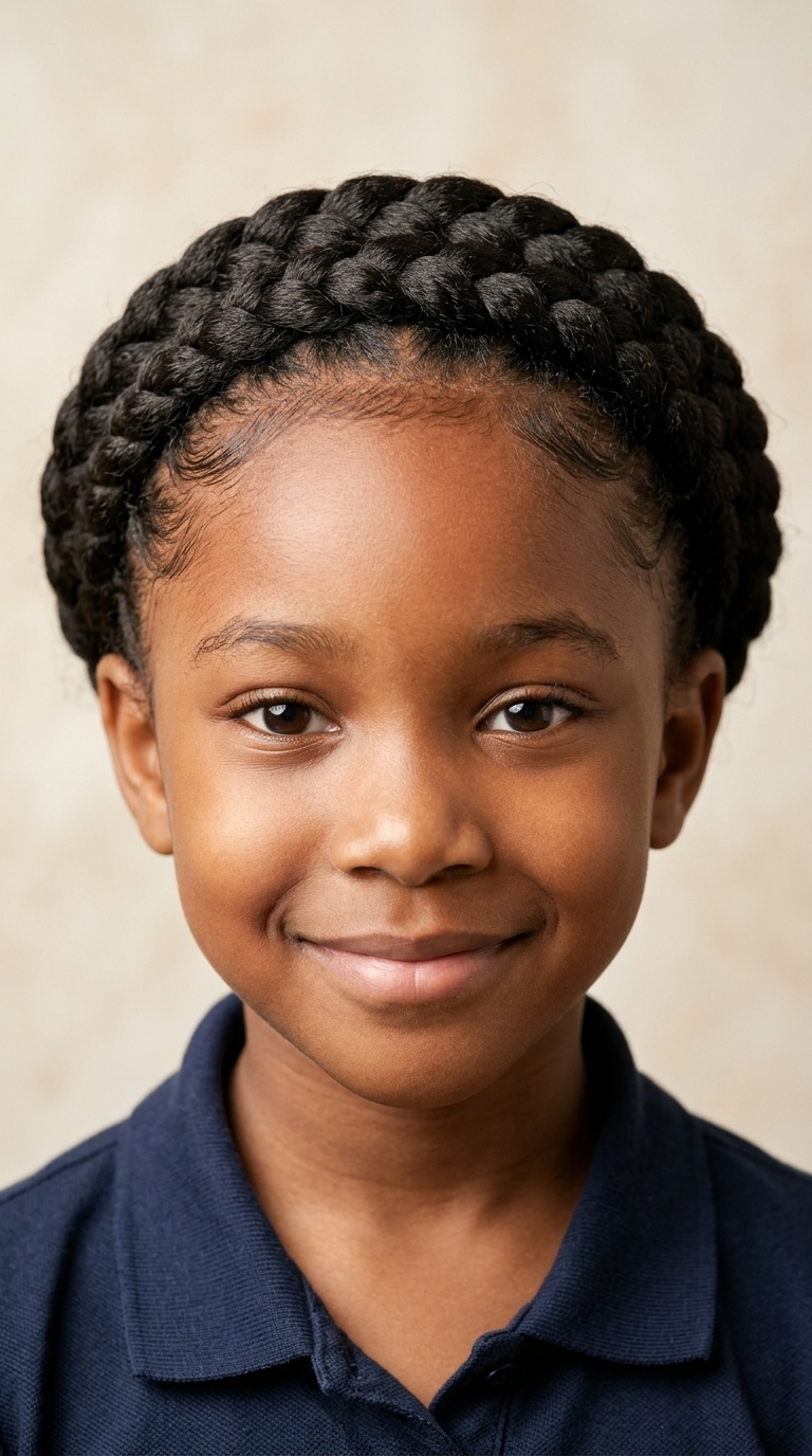 Halo Braid (Crown Braid)