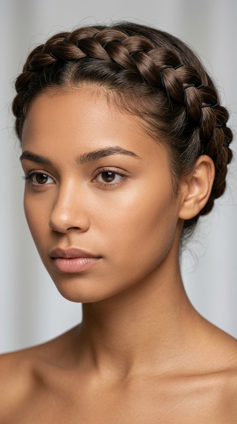 Halo Braid with Elastic Band