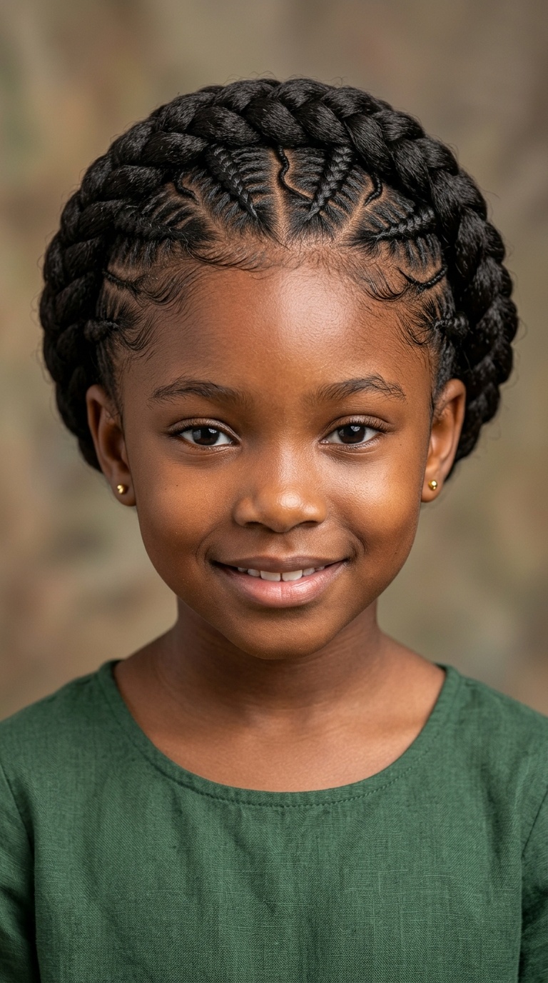 Halo Braid with Leaf-Shaped Parts