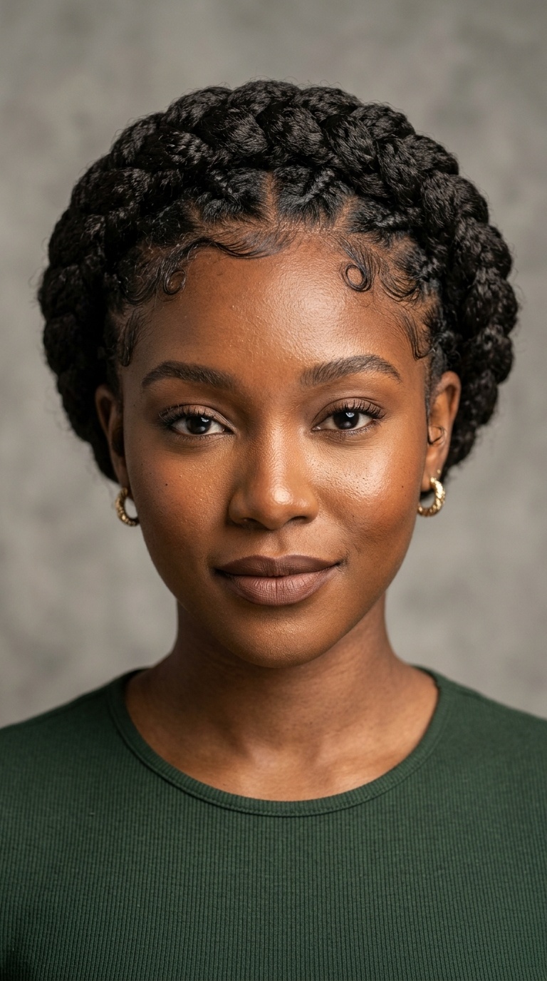 Halo Ceres Braid with Laid Edges