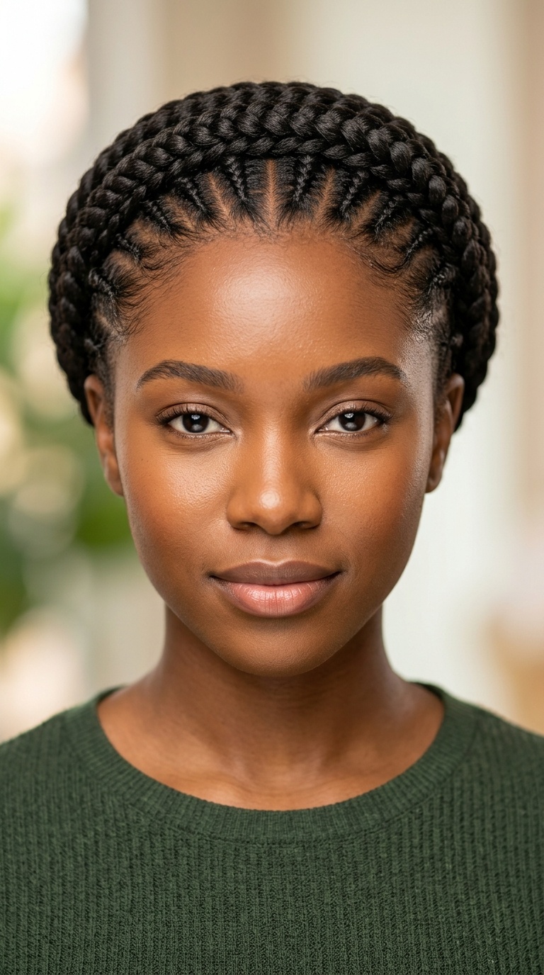 Halo Cornrow Crown