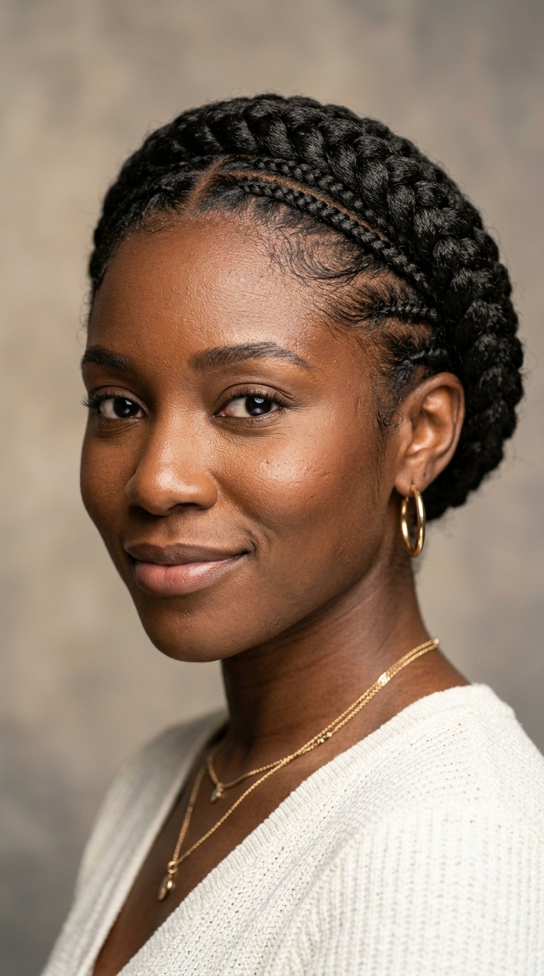 Halo Crown Braid
