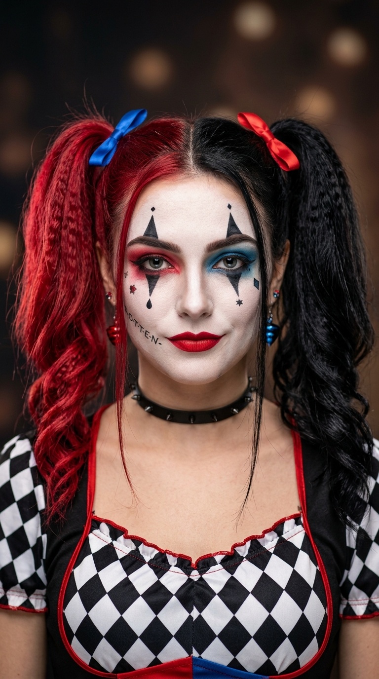 Harlequin Pigtails