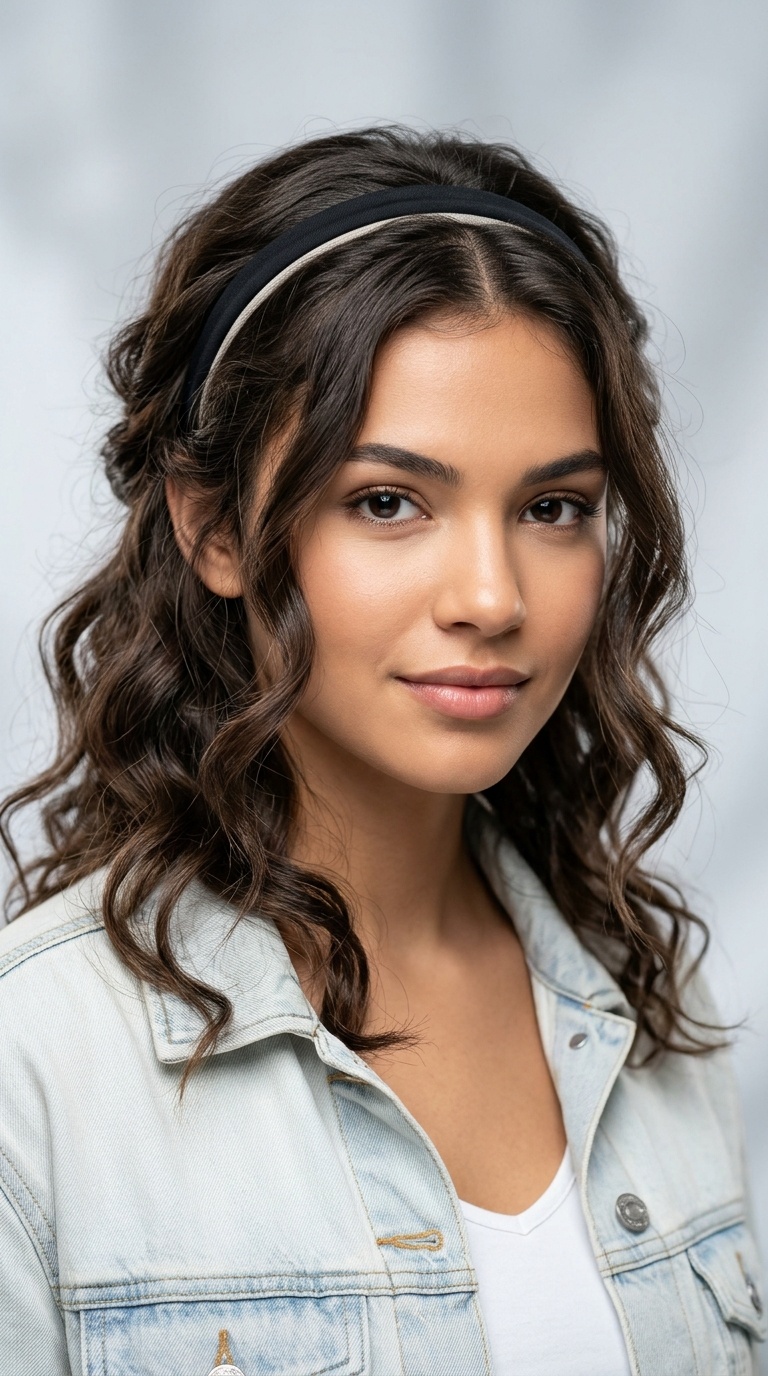 Headband Halo Curls