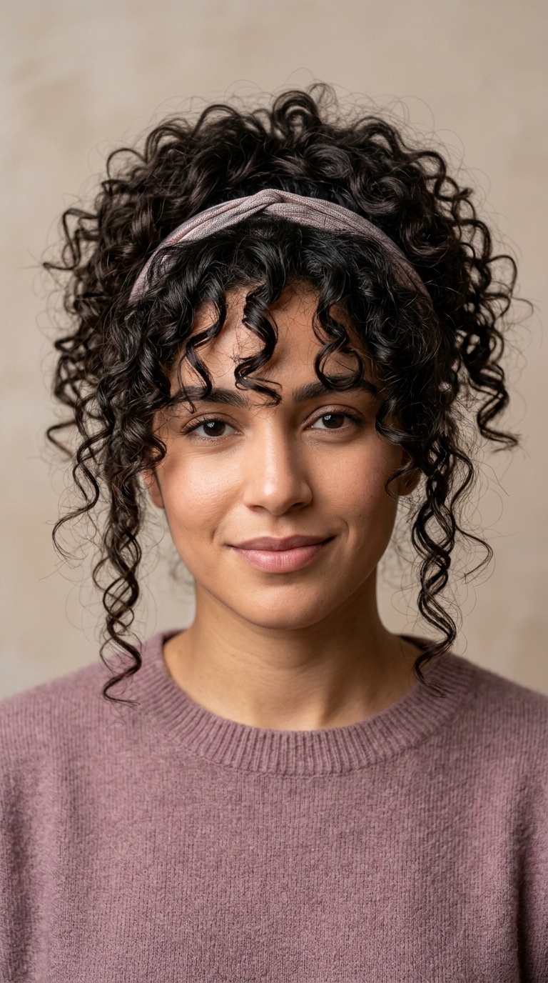 Headband Tuck for Romantic Waves