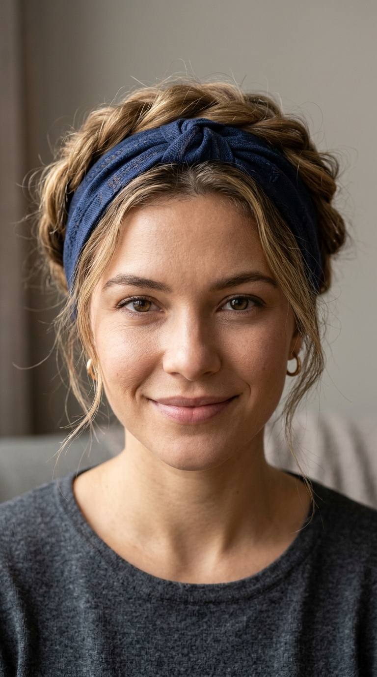 Headband Tucked Style