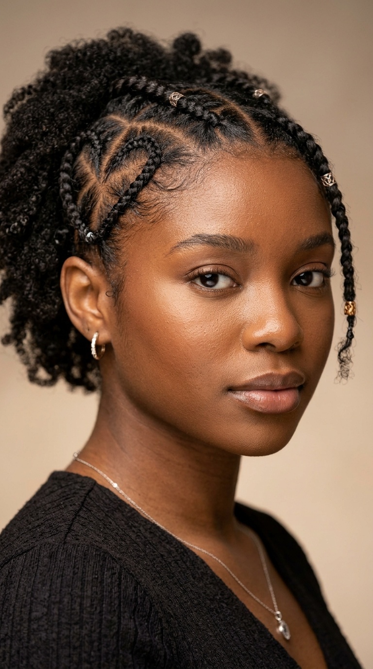 Heart-Shaped Braided Accent