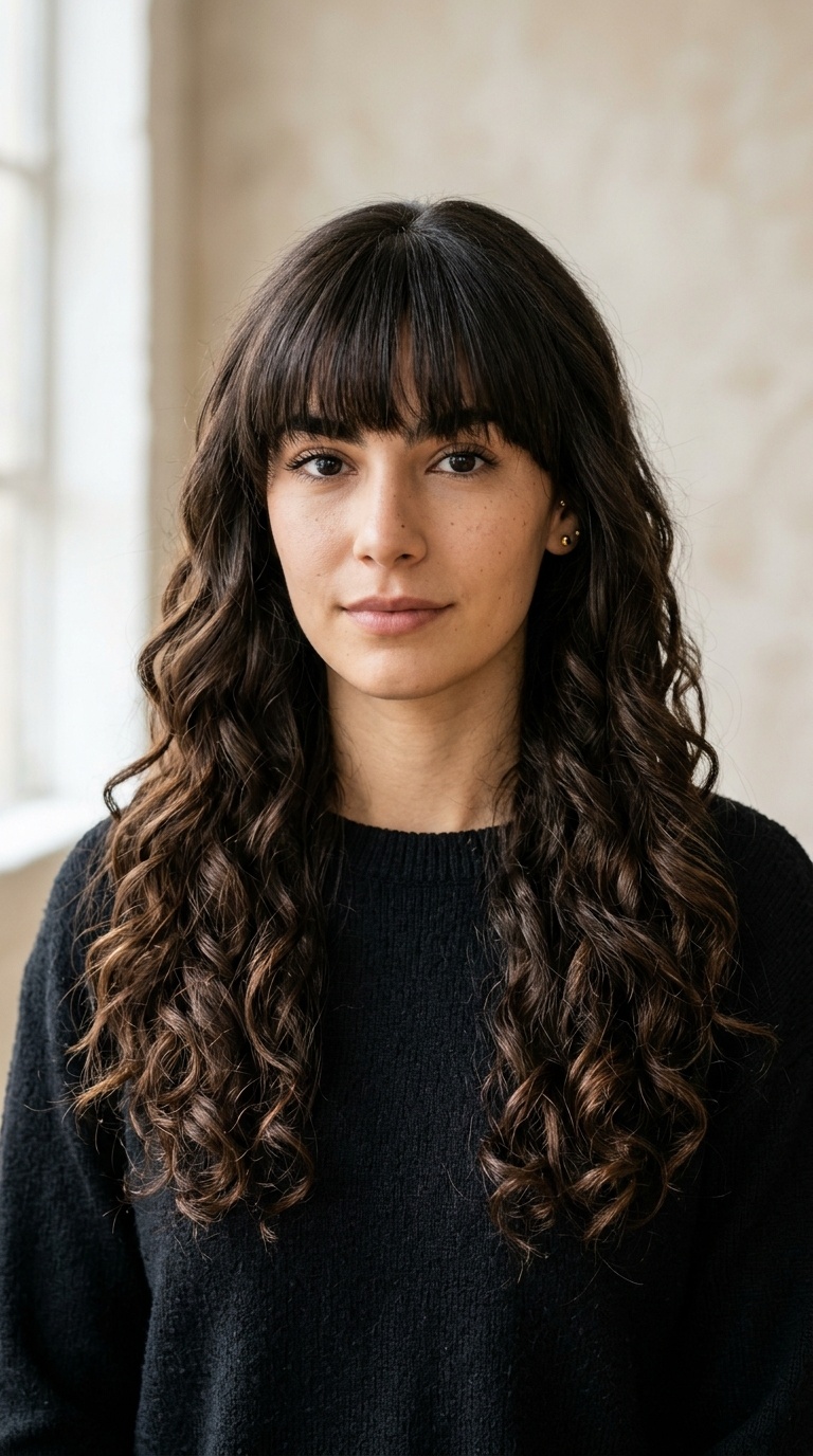 Heavy Eye-Grazing Bangs with Spiral Waves