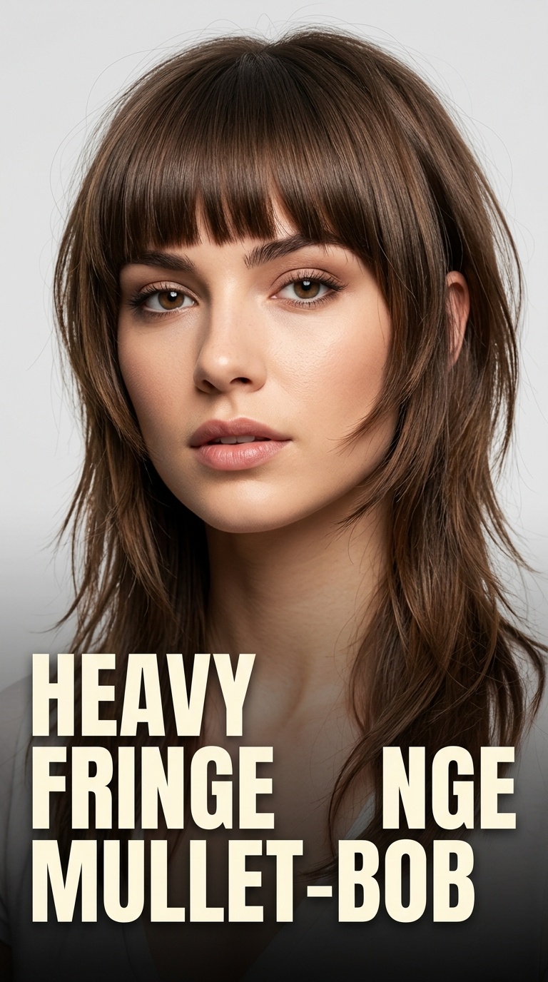 Heavy Fringe Mullet-Bob