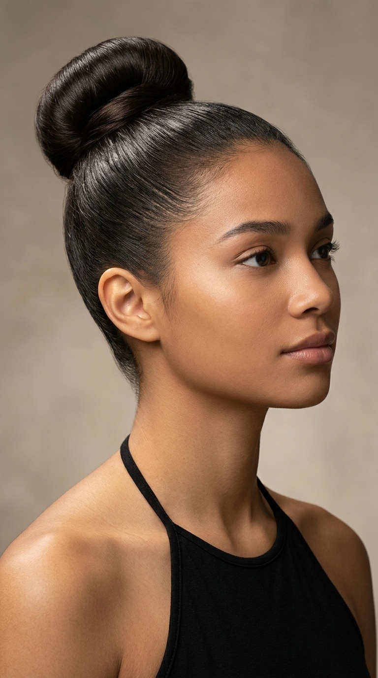 High Ballerina Bun