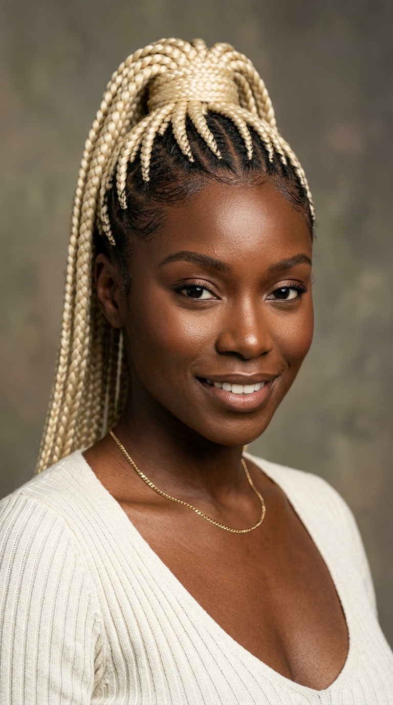 High Braided 613 Ponytail