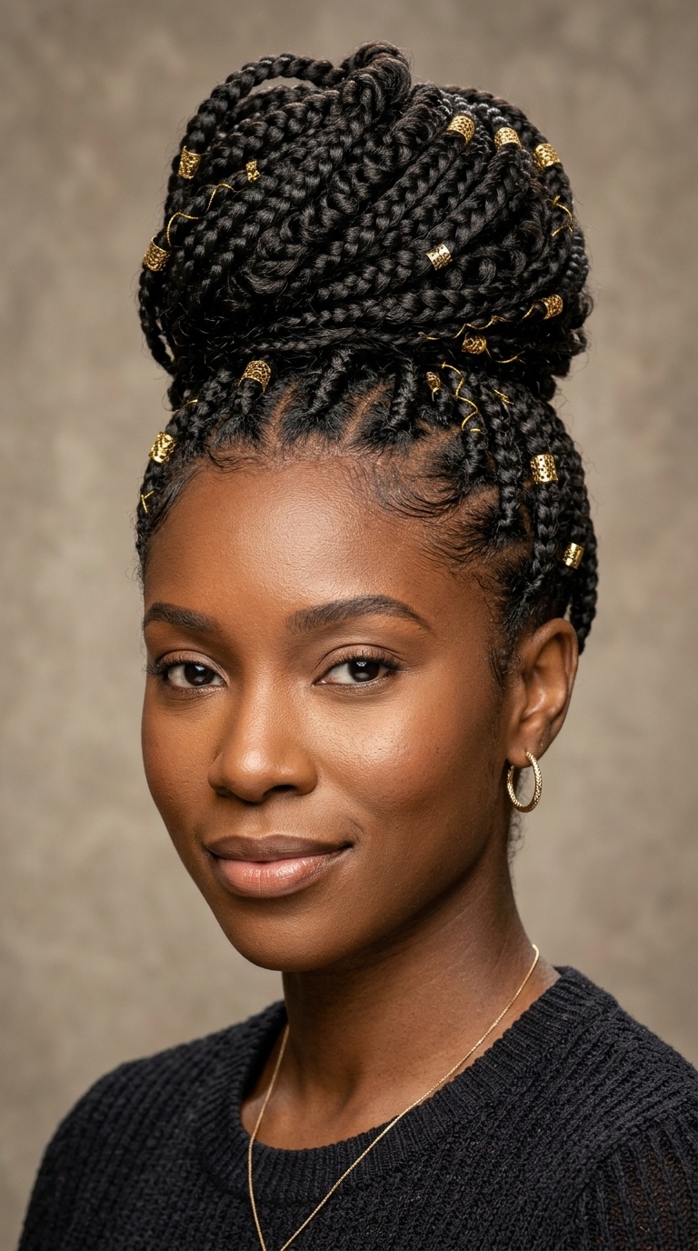 High Goddess Braid Bun