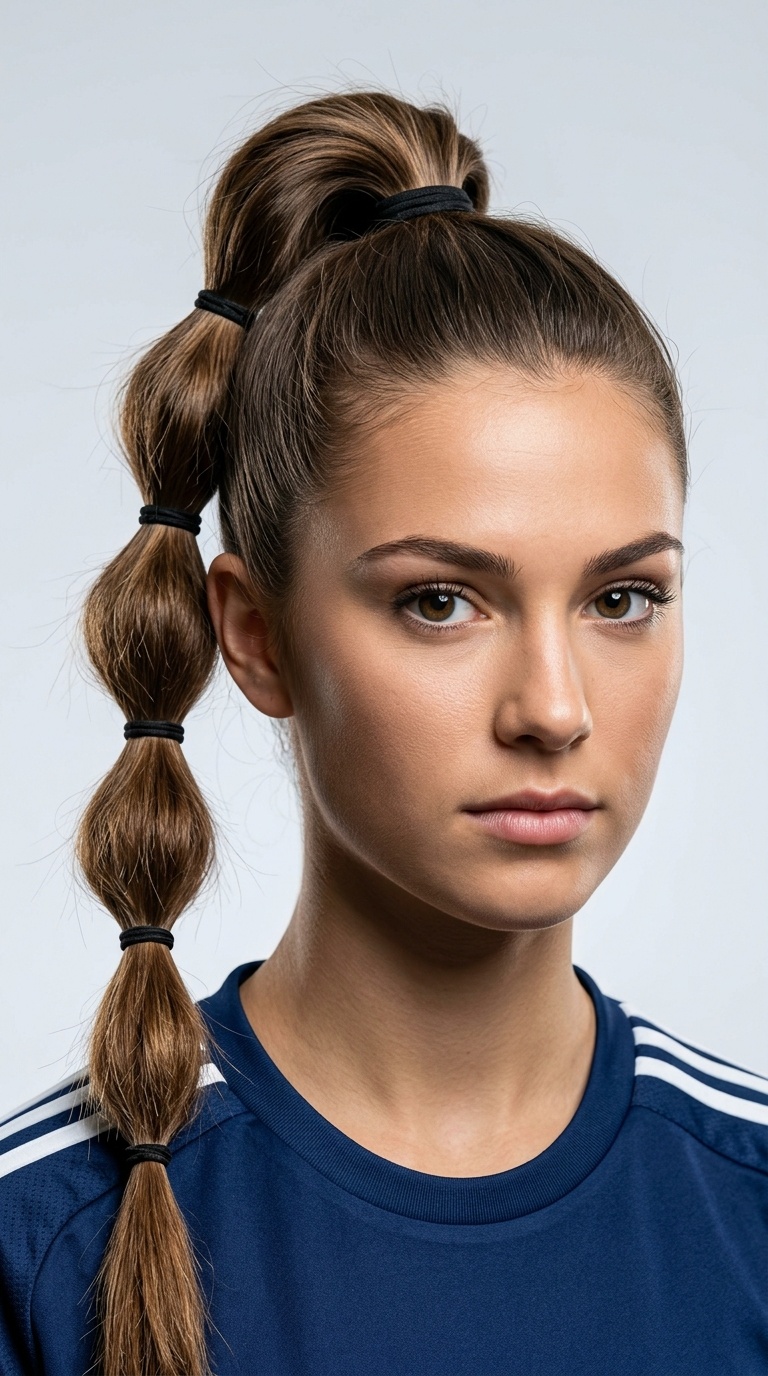 High Ponytail with Multi-Elastic 