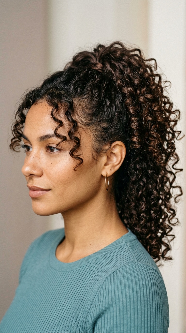 High Ponytail with Root Lift